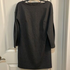 Banana Republic Dress Women's Long Sleeve Ruched Gray Size XSP